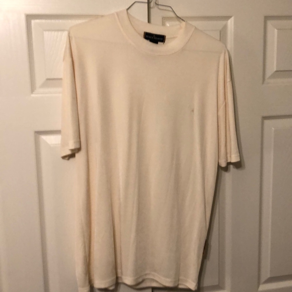 Rayon blend short sleeve knit